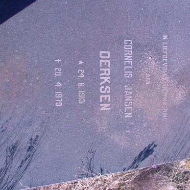 DERKSEN Cornelis Jansen 1913-1979