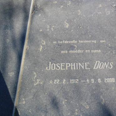 DONS Christoffel Jacobus 1907-1980 &amp; Josephine 1912-2000       