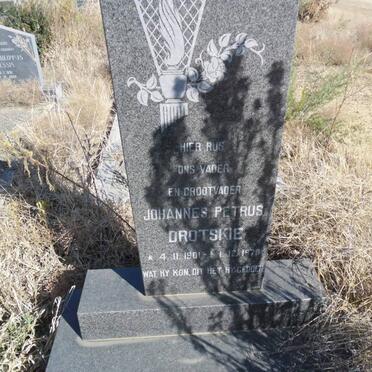 DROTSKIE Johannes Petrus 1901-1979