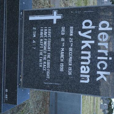 DYKMAN Derrick 1936-1996