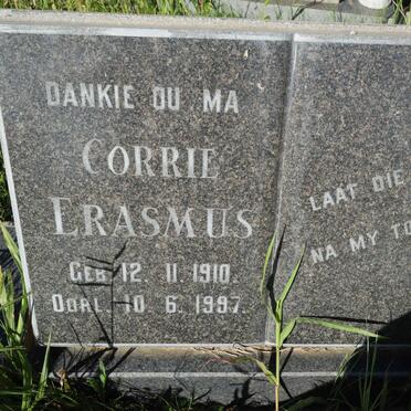 ERASMUS Corrie 1910-1997