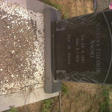 ERASMUS Susanna Elizabeth Naomi 1907-1973