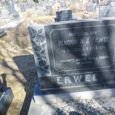 ERWEE Hendrik A.J. 1931-1971