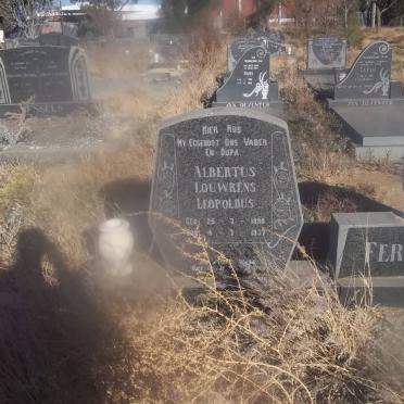 FERREIRA Albertus Louwrens Leopoldus 1898-1977 &amp; Anna Maria Jacoba LOMBAARD 1894-1978      