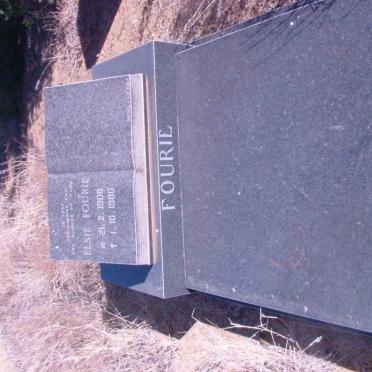 FOURIE Elsie 1908-1980