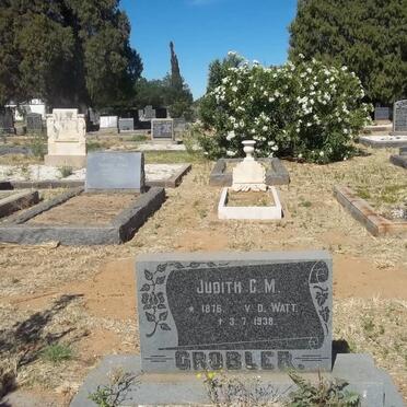 GROBLER Judith C.M. nee V.D. WATT 1876-1938