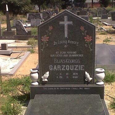 GARZOUZIE Elias George 1914-1989