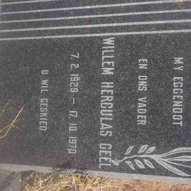 GEEL Willem Herculas 1929-1970