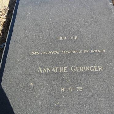 GERINGER Annatjie -1972