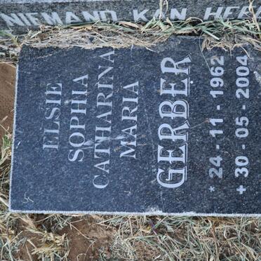 GERBER Elsie Sophia Catharina Maria 1962-2004