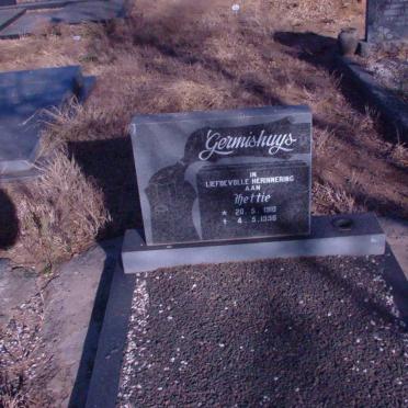 GERMISHUYS Hettie 1910-1996