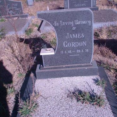 GORDON James 1956-1978