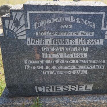 GRIESSEL Jacob Johannes 1887-1938