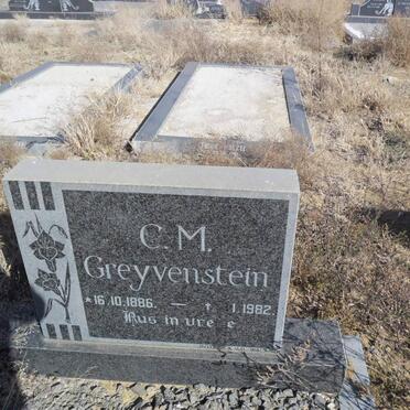 GREYVENSTEIN C.M. 1886-1982