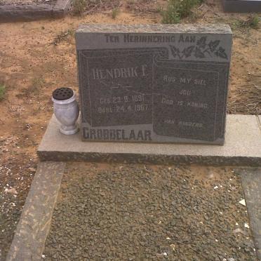 GROBBELAAR Hendrik F. 1891-1967