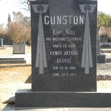 GUNSTON Henry Arthur George 1904-1979