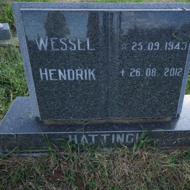 HATTINGH Wessel Hendrik 1943-2012