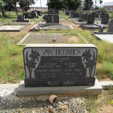 HEERDEN Stafford Adolphus, van 1907-1972 &amp; Elsie Maria SMIT 1912-