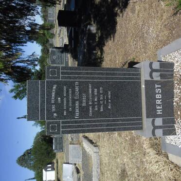 HERBST Frederika Elizabeth nee BEZUIDENHOUDT 1890-1979