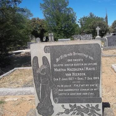 HEERDEN Martha Magdalena, van 1927-1944