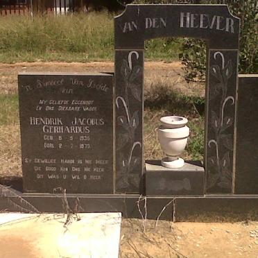 HEEVER Hendrik Jacobus Gerhardus, van den 1935-1973 