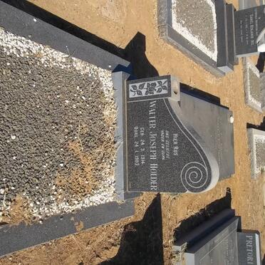 HOLDER Walter Joseph 1914-1987