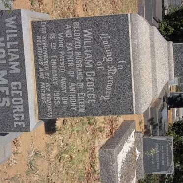 HOLMES William George -1965