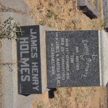 HOLMES James Henry 1890-1949