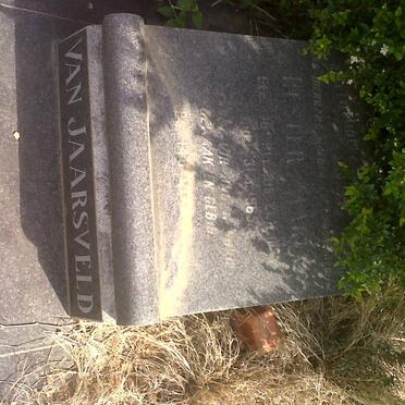 JAARSVELD Hester Maria, van nee DU PLESSIS -1965