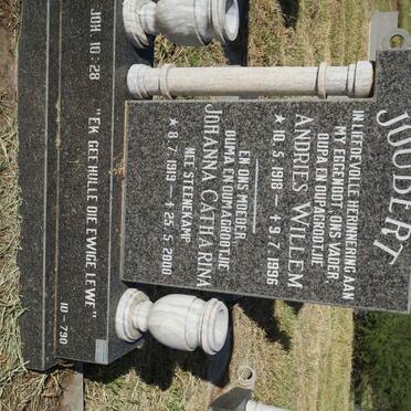 JOUBERT Andries Willem 1918-1996 &amp; Johanna Catharina STEENKAMP 1919-2000