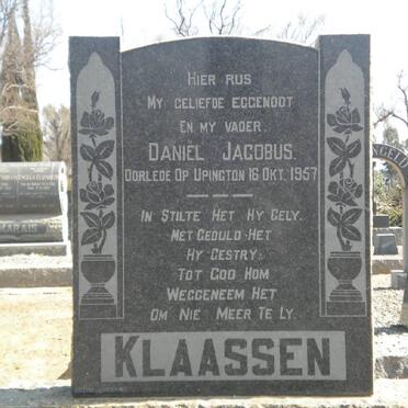 KLAASSEN Daniel Jacobus -1957