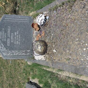 KLOPPER Hendrik Jacobus O. 1909-1948