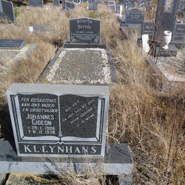 KLEYNHANS Johannes Gideon 1905-1978