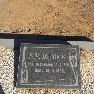 KOCK S.M., de nee KLEYNHANS 1890-1966
