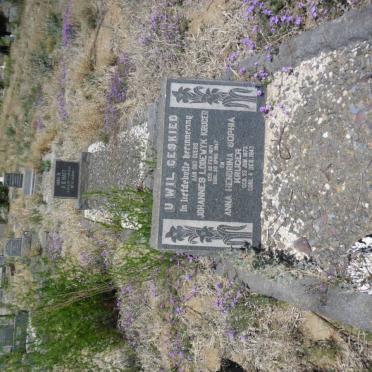 KRUGER Johannes Lodewyk 1871-1947 &amp; Anna Hendrina Sophia 1873-1943