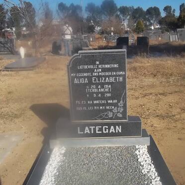 LATEGAN Alida Elizabeth nee TERBLANCHE 1914-2011