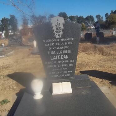 LATEGAN Alida Elizabeth 1955-1977