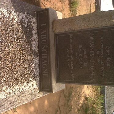 LABUSCHAGNE Johannes Jogimus 1911-1964