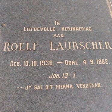 LAUBSCHER Roelf 1936-1982