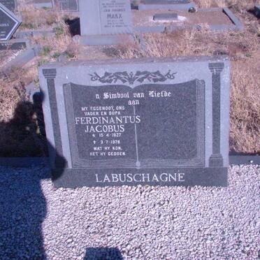 LABUSCHAGNE Ferdinantus Jacobus 1927-1976