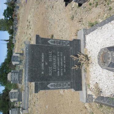 LEONARD Alice Dyble 1879-1953