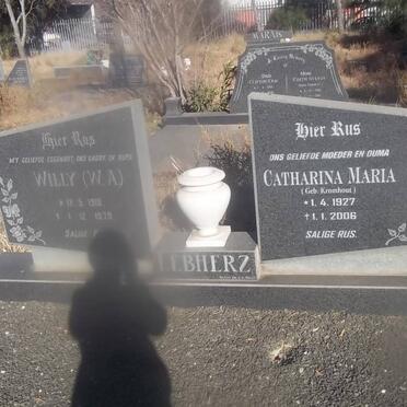 LEBHERZ W.A. 1910-1979 Catharina Maria KROMHOUT 1927-2006