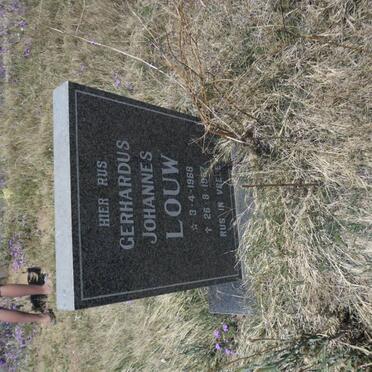 LOUW Gerhardus Johannes 1968-1987
