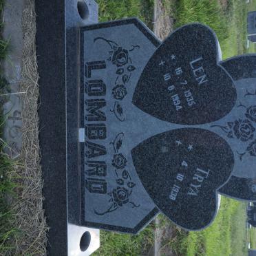 LOMBARD Len 1935-1994 &amp; Trya 1938-