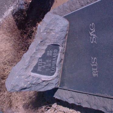 LOMBAARD Pieter A.J. 1914-1972