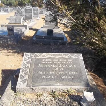 LOUW Johannes Jacobus 1899-1963