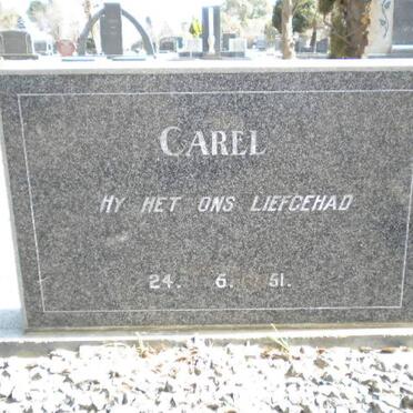 LOGGERENBERG Carel, van -1951