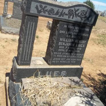 LUES William Hendry Benjamin 1948-1951