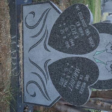 MARX Coen 1946-1995 &amp; Magriet 1944-2013