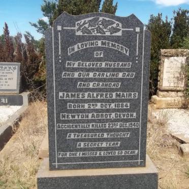 MAIRS James Alfred 1884-1940